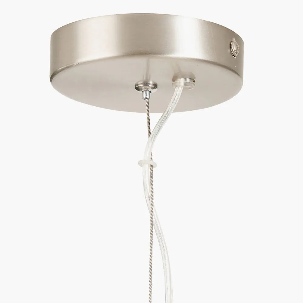 Allona Rattan Pendant Light - Grey Wash  Nicholas John Interiors