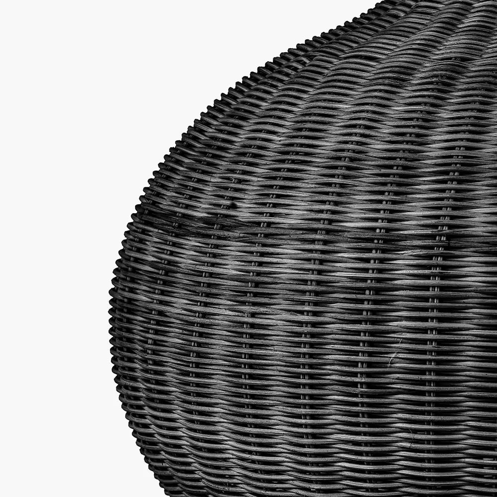 Allona Rattan Pendant Light - Black  Nicholas John Interiors
