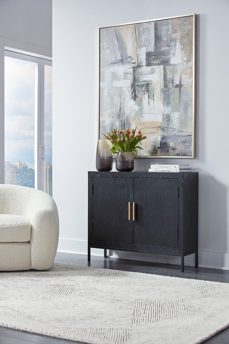 Uttermost Front Range Dark Oak 2 Door Cabinet