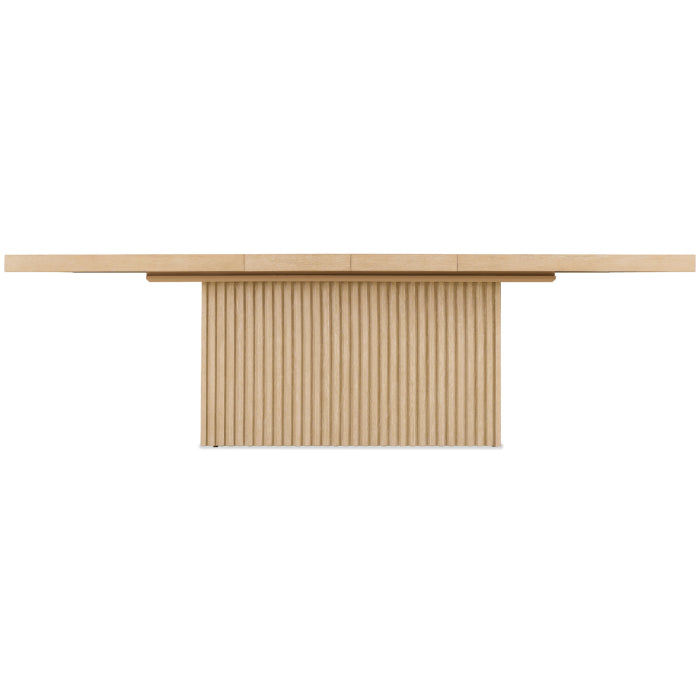 Hooker Furniture Academia Rectangle Extending Dining Table with Tambour Base 180-260cm