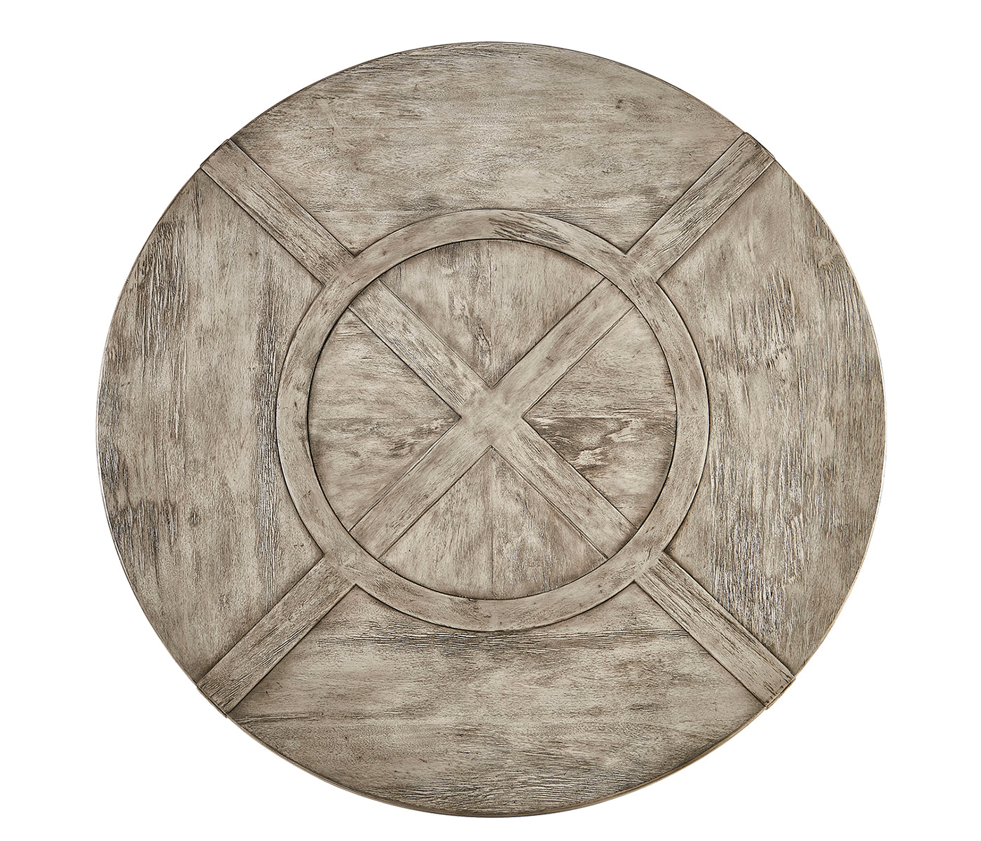 Jonathan Charles 60" Circular Dining Table in Rustic Grey