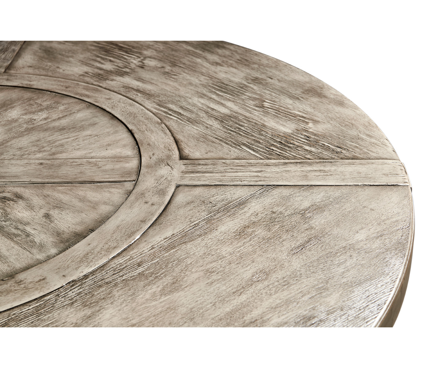 Jonathan Charles 60" Circular Dining Table in Rustic Grey
