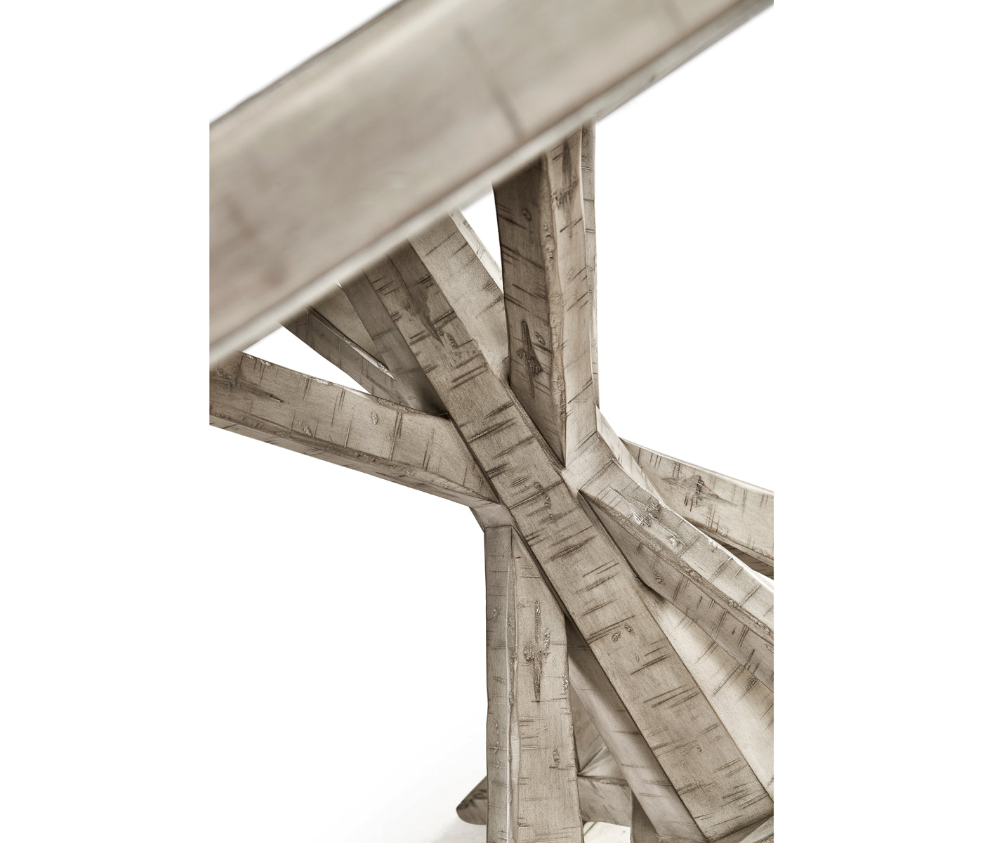 Jonathan Charles 60" Circular Dining Table in Rustic Grey