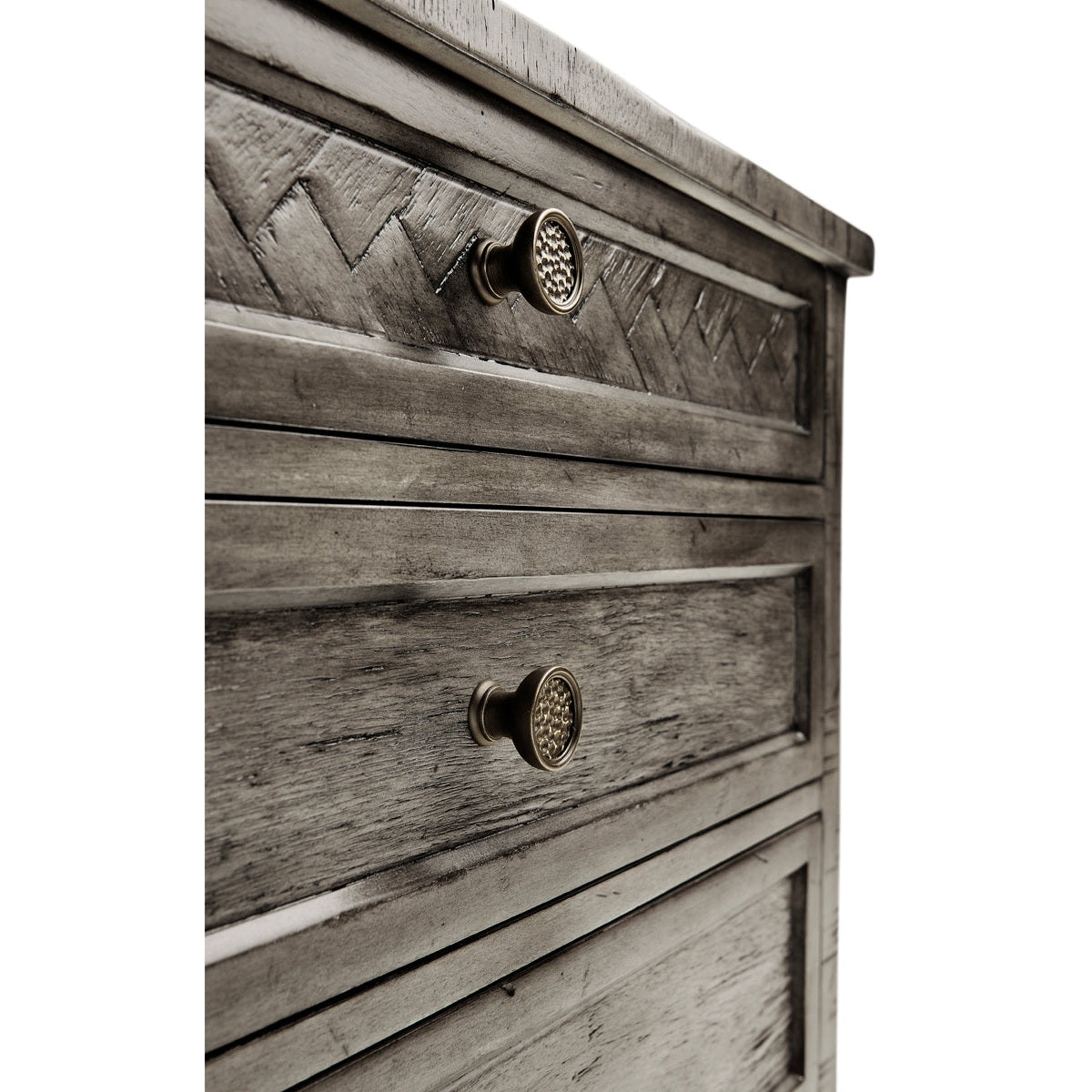 Jonathan Charles Small Chest of Drawers Rustic in Antique Dark Grey