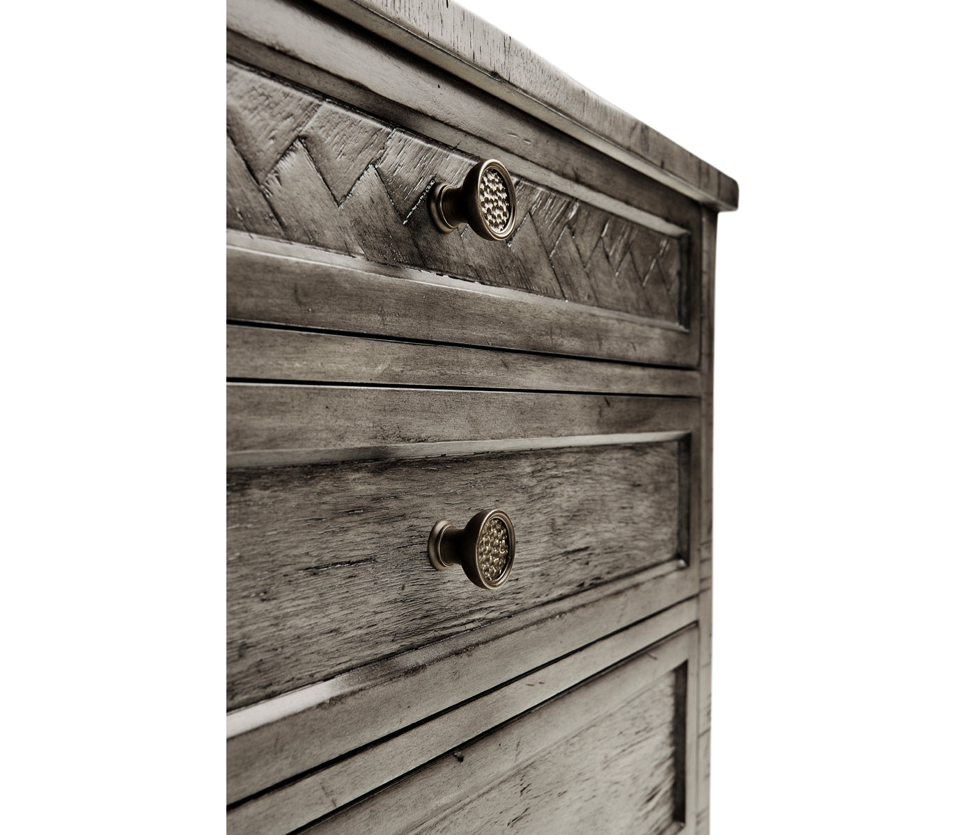 Jonathan Charles Small Chest of Drawers Rustic in Antique Dark Grey