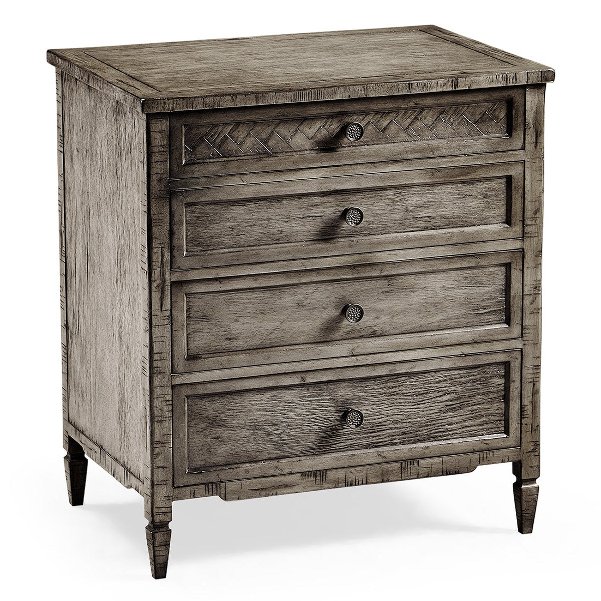 Jonathan Charles Small Chest of Drawers Rustic in Antique Dark Grey