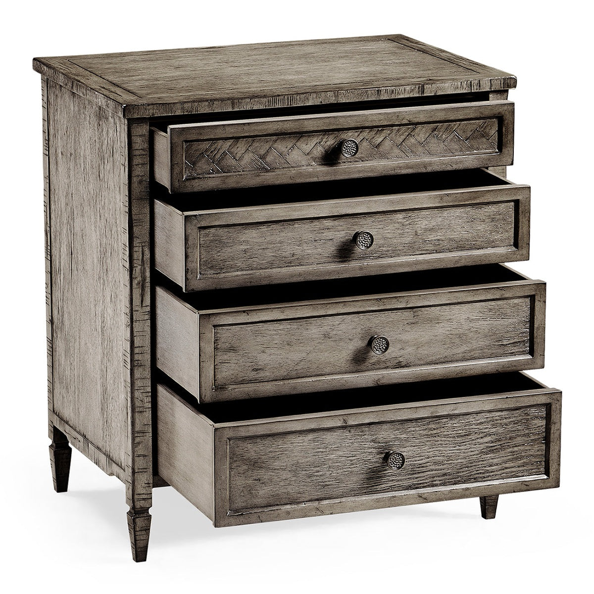 Jonathan Charles Small Chest of Drawers Rustic in Antique Dark Grey