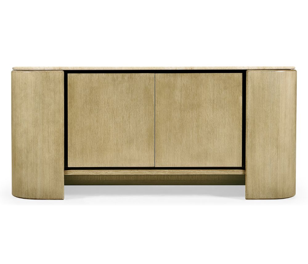 Jonathan Charles Cambrio Credenza with Faux Marble Top