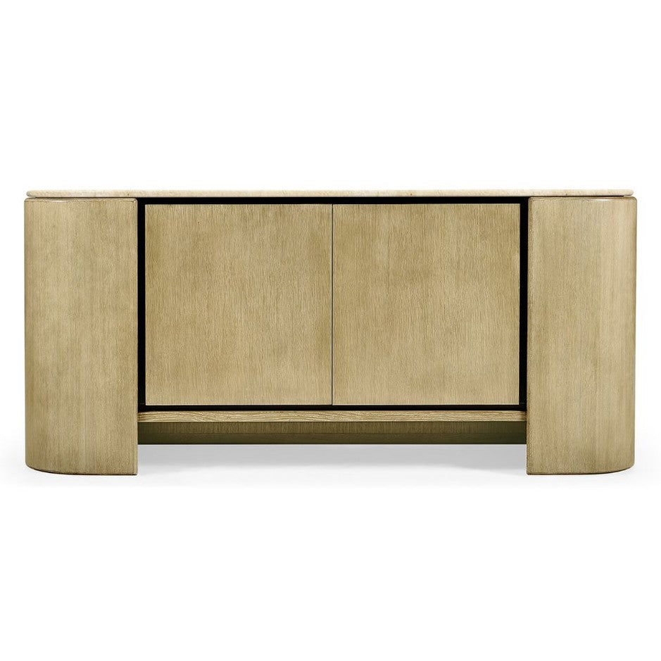 Jonathan Charles Cambrio Credenza with Faux Marble Top