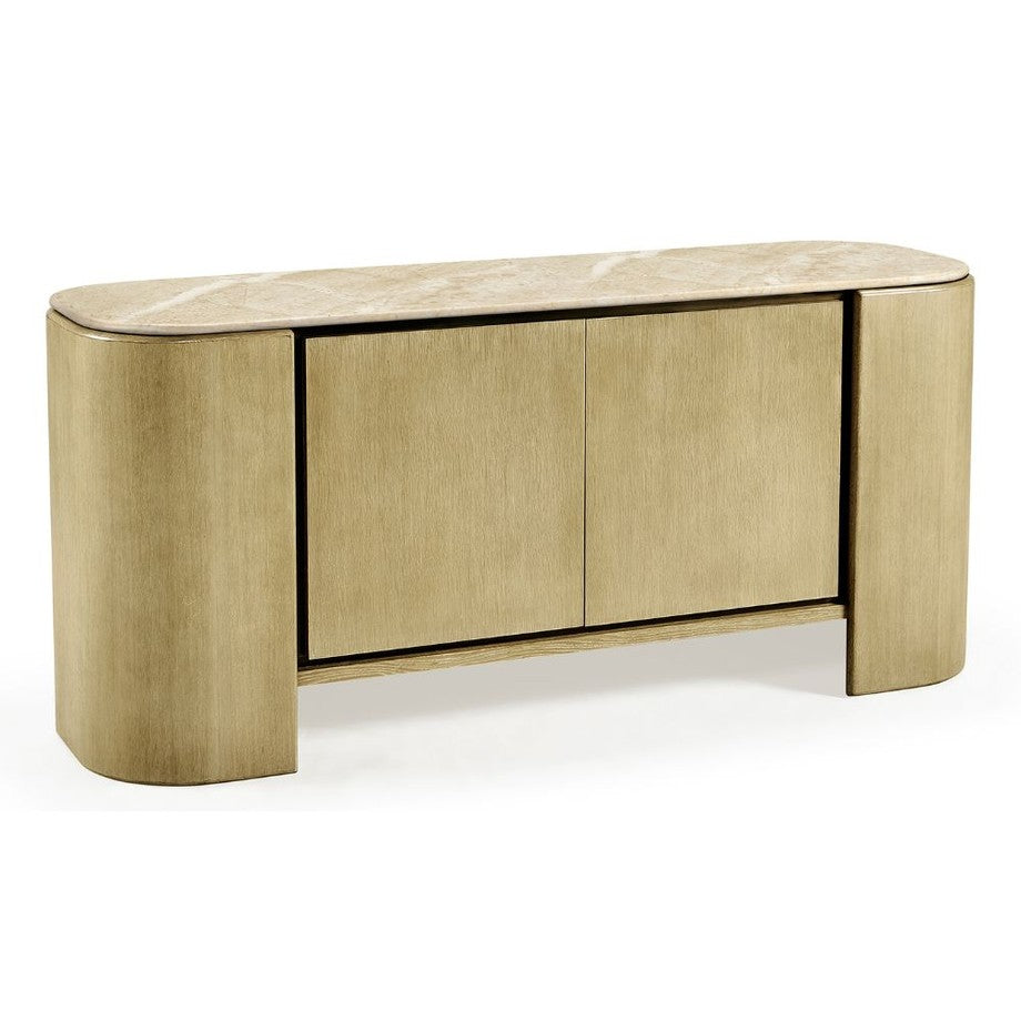 Jonathan Charles Cambrio Credenza with Faux Marble Top