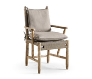 Jonathan Charles Sagehill Rush Seat Arm Dining Chair
