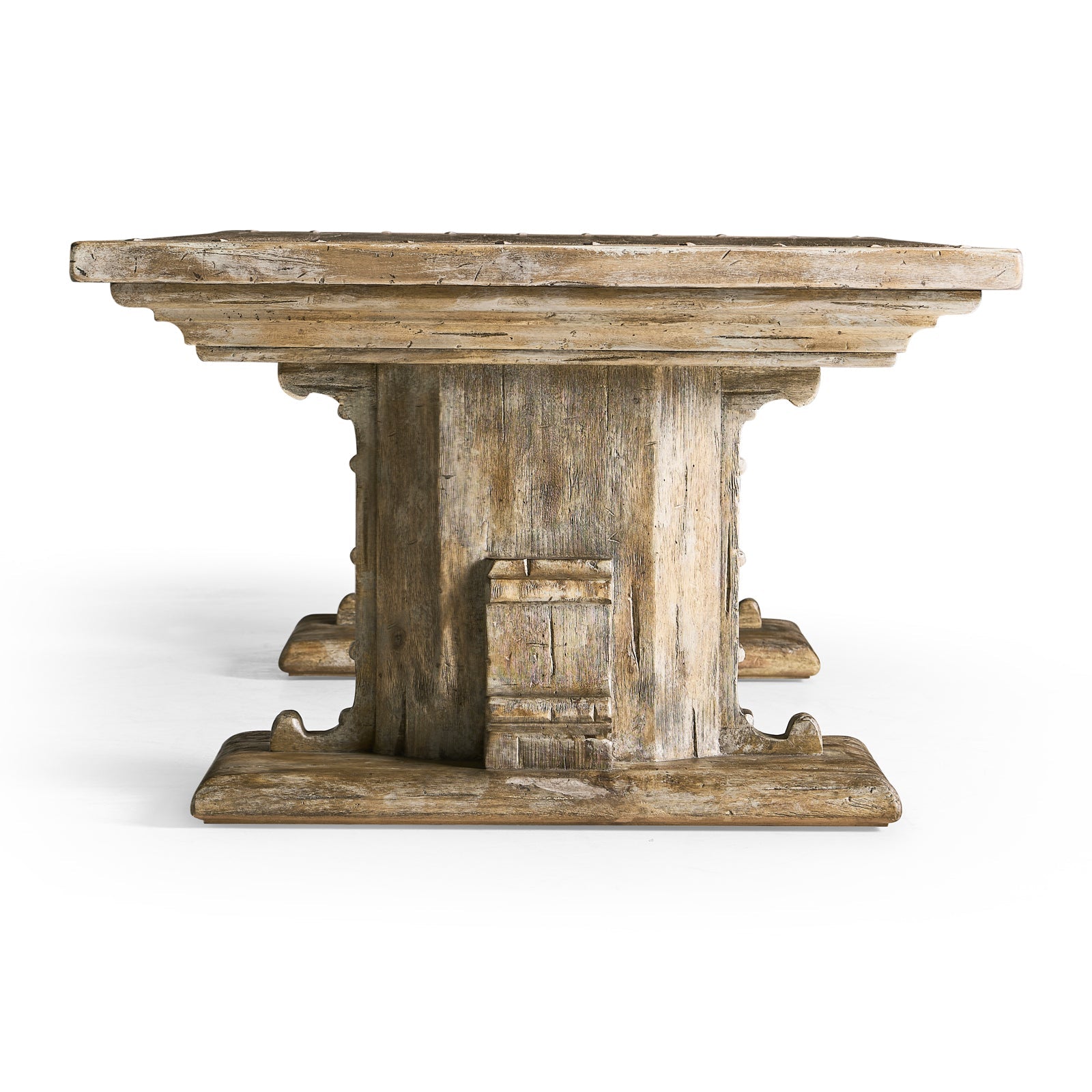 Jonathan Charles Caldera Pedestal-Base Coffee Table