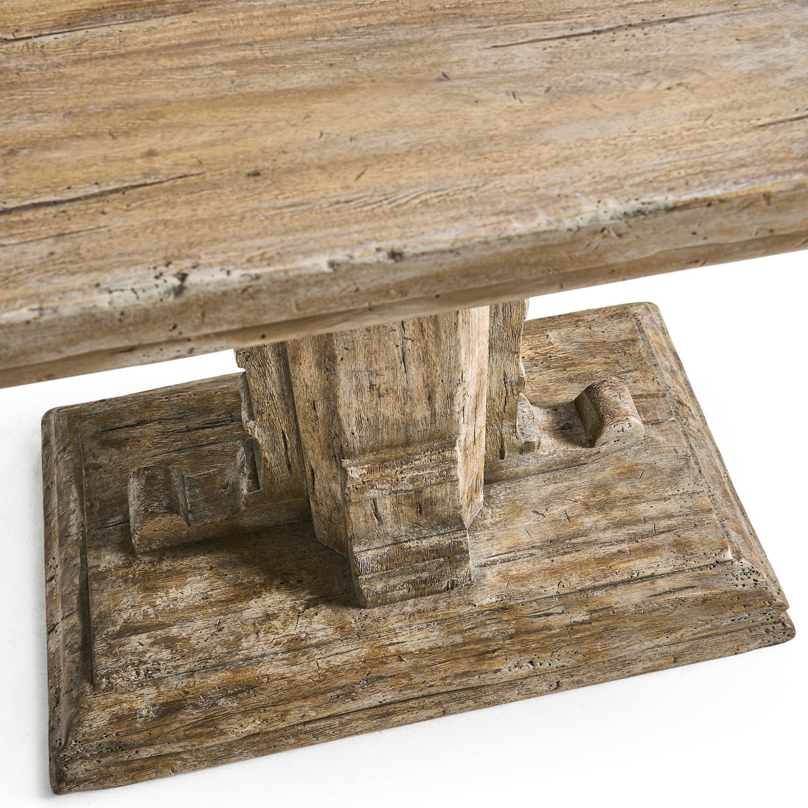 Jonathan Charles Caldera Pedestal-Base Side Table