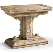 Jonathan Charles Caldera Pedestal-Base Side Table