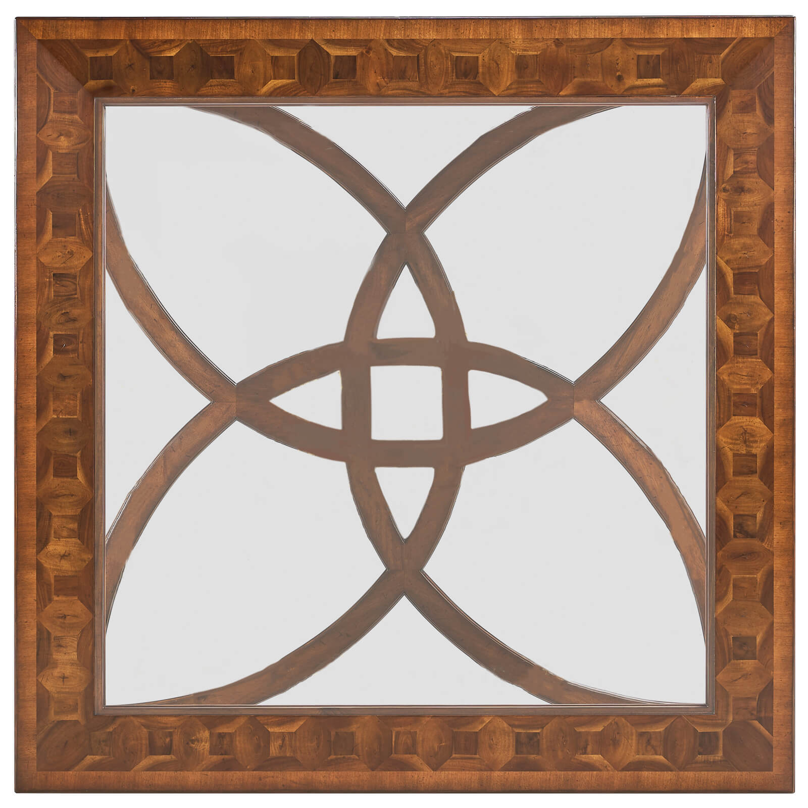 Jonathan Charles Square Oyster and Fglomis Coffee Table