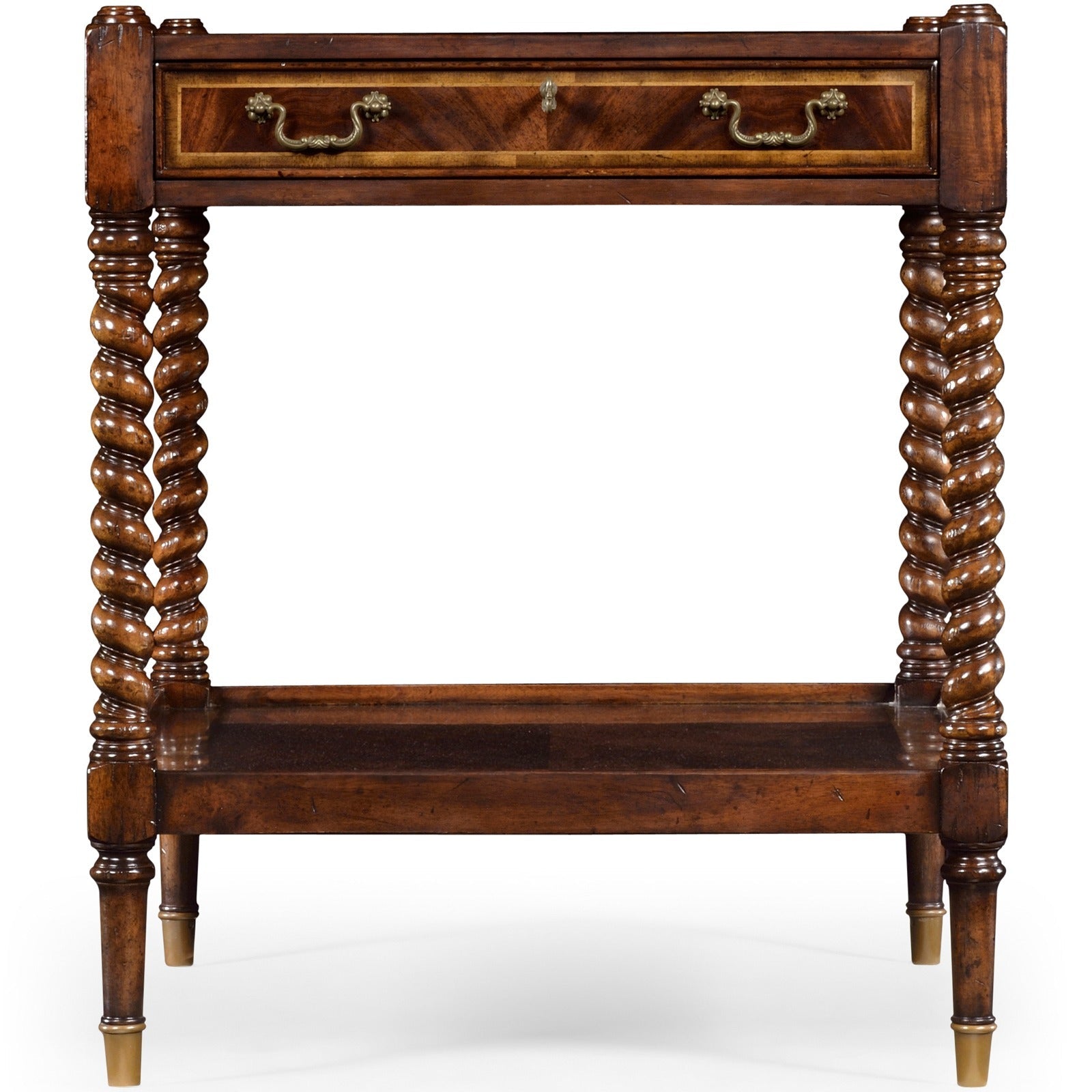 Jonathan Charles Regency Style Square Side Table (Mahogany)