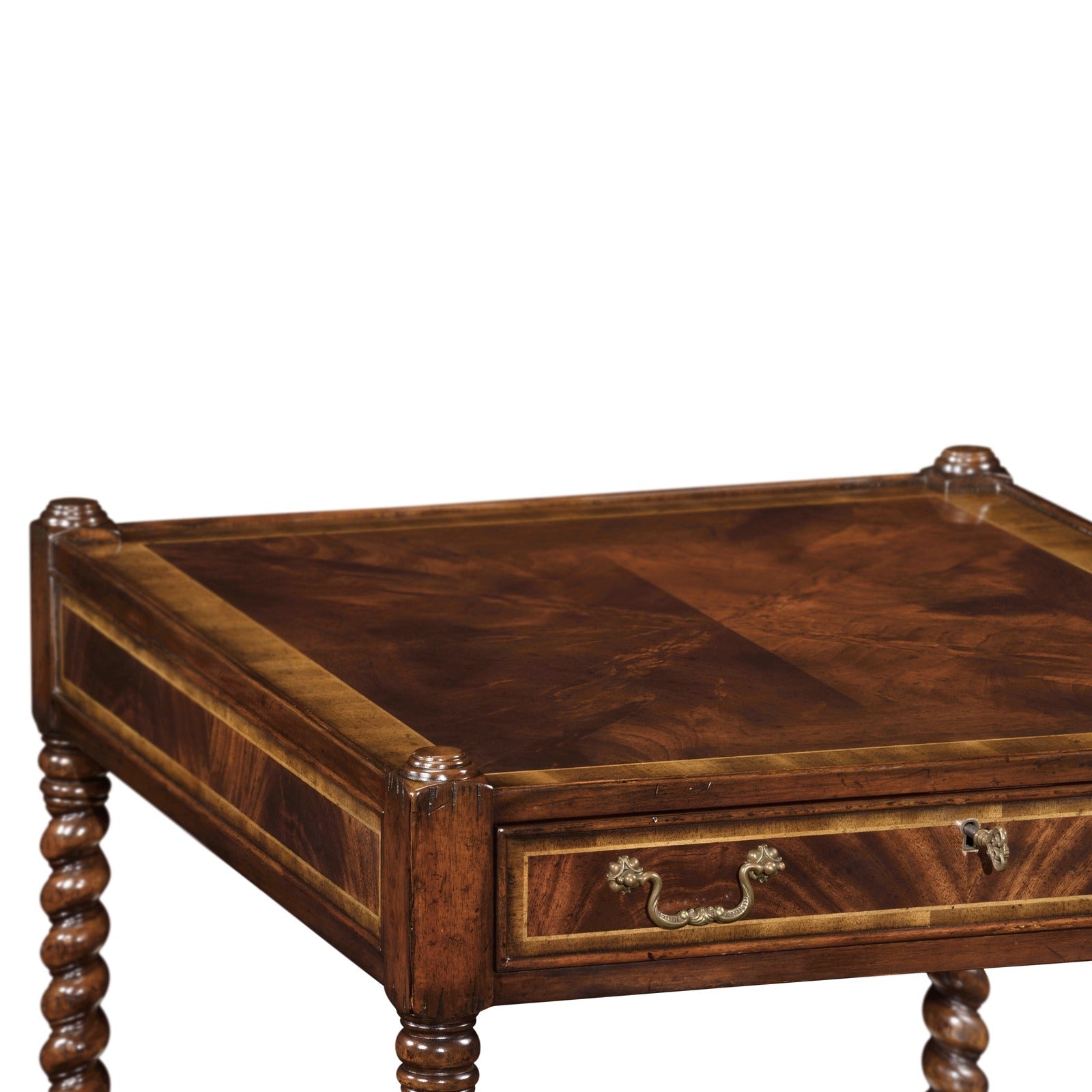 Jonathan Charles Regency Style Square Side Table (Mahogany)