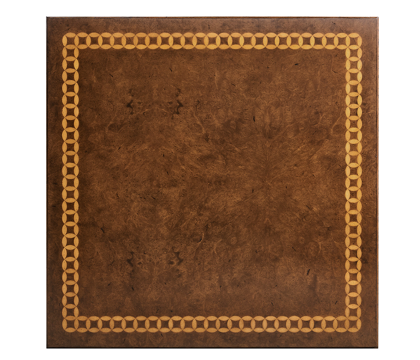 Jonathan Charles Circle Inlay Square Coffee Table