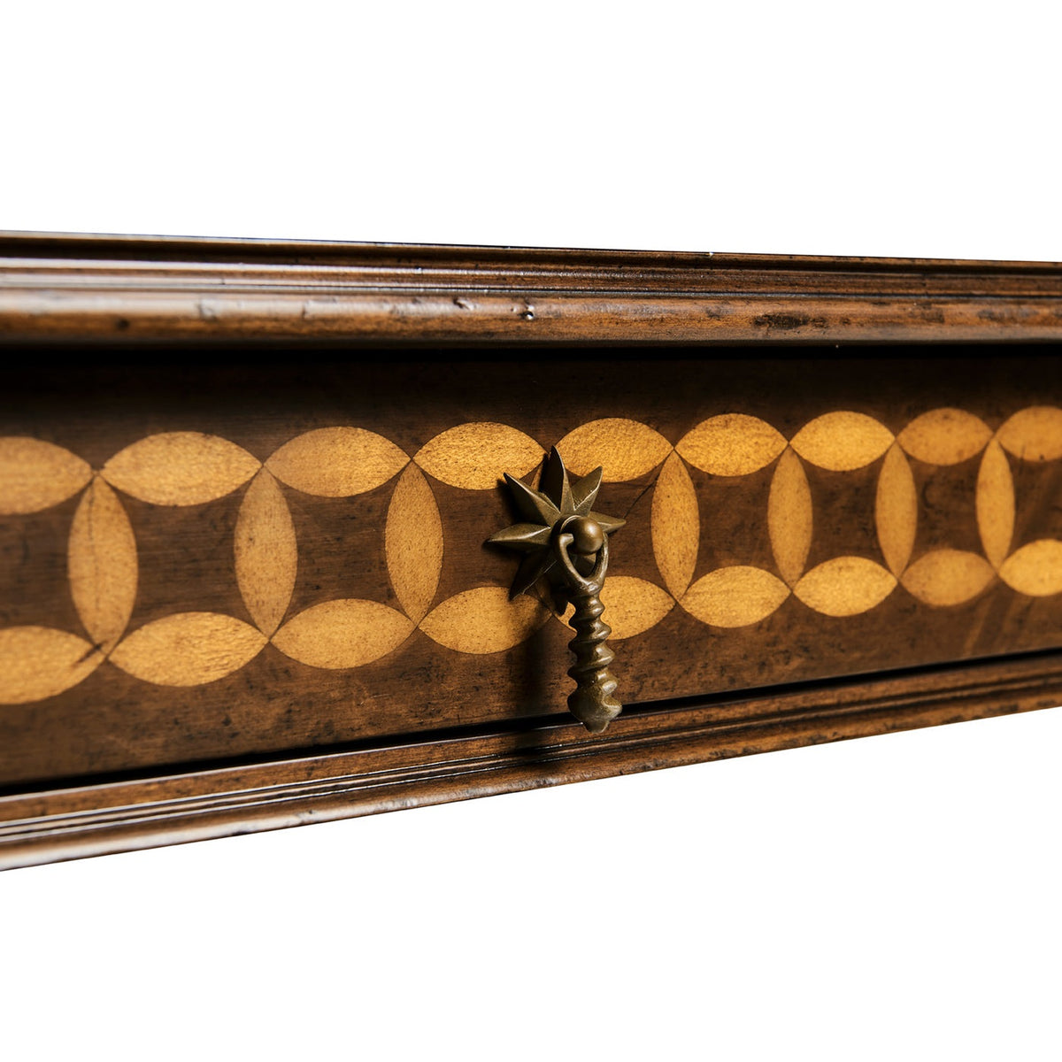 Jonathan Charles Circle Inlay Square Coffee Table