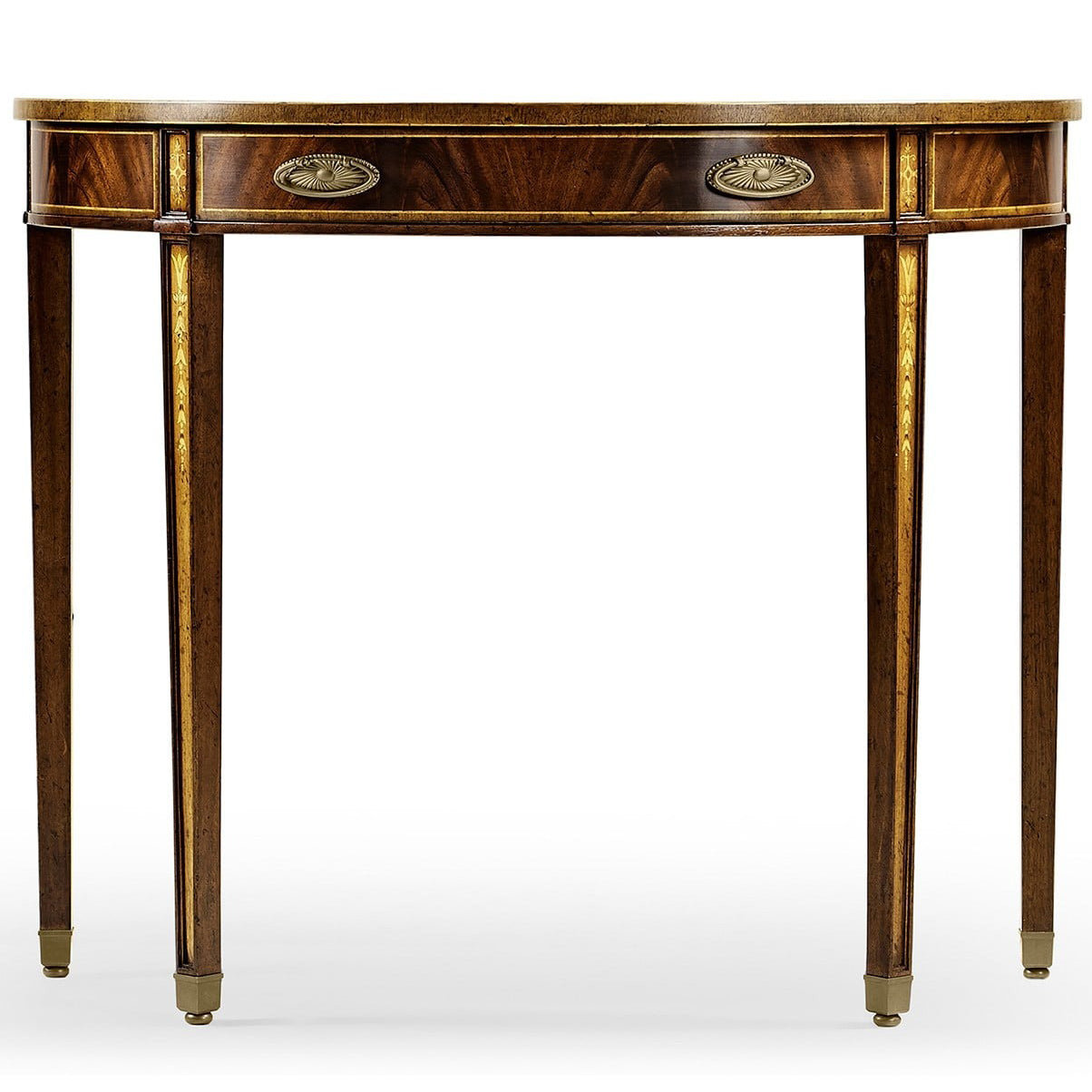 Jonathan Charles George II Style Mahogany Console Table