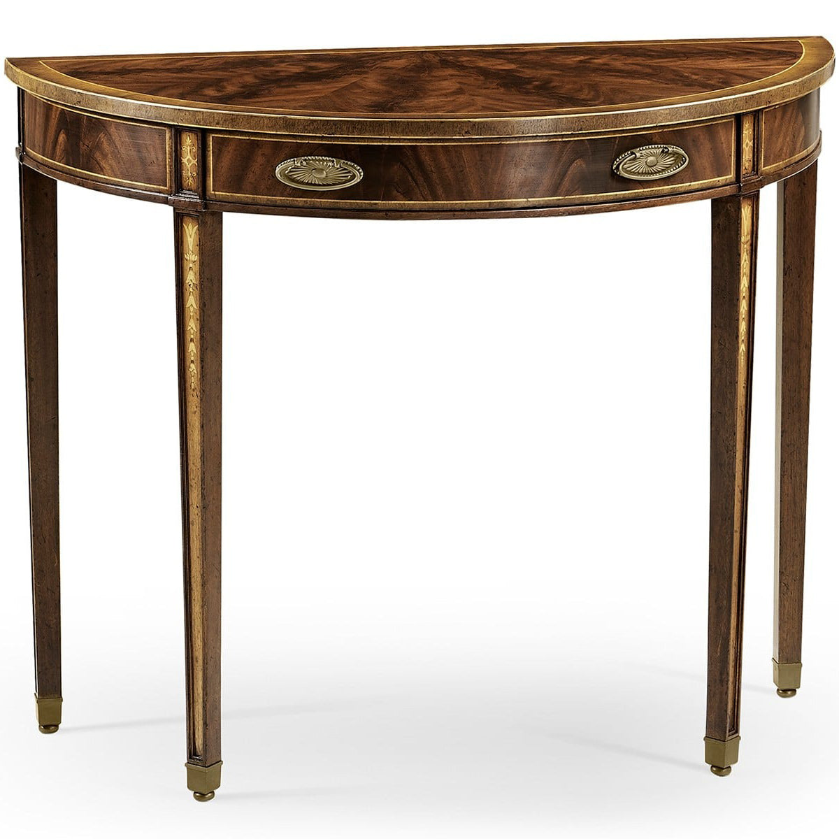 Jonathan Charles George II Style Mahogany Console Table