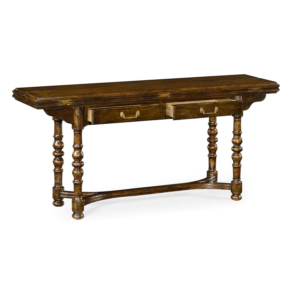 Jonathan Charles Forest Tudor Hunt Table in Dark Oak