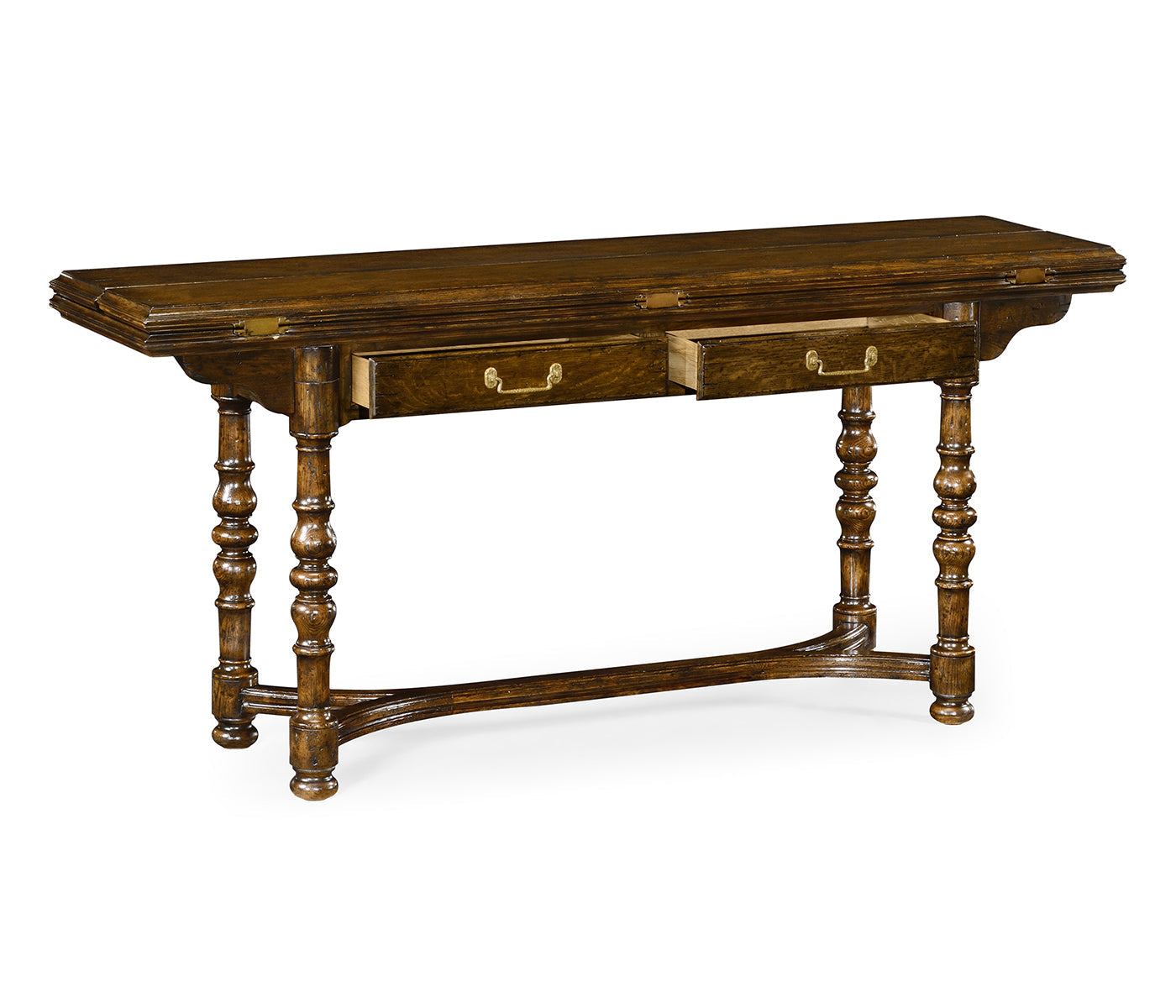 Jonathan Charles Forest Tudor Hunt Table in Dark Oak