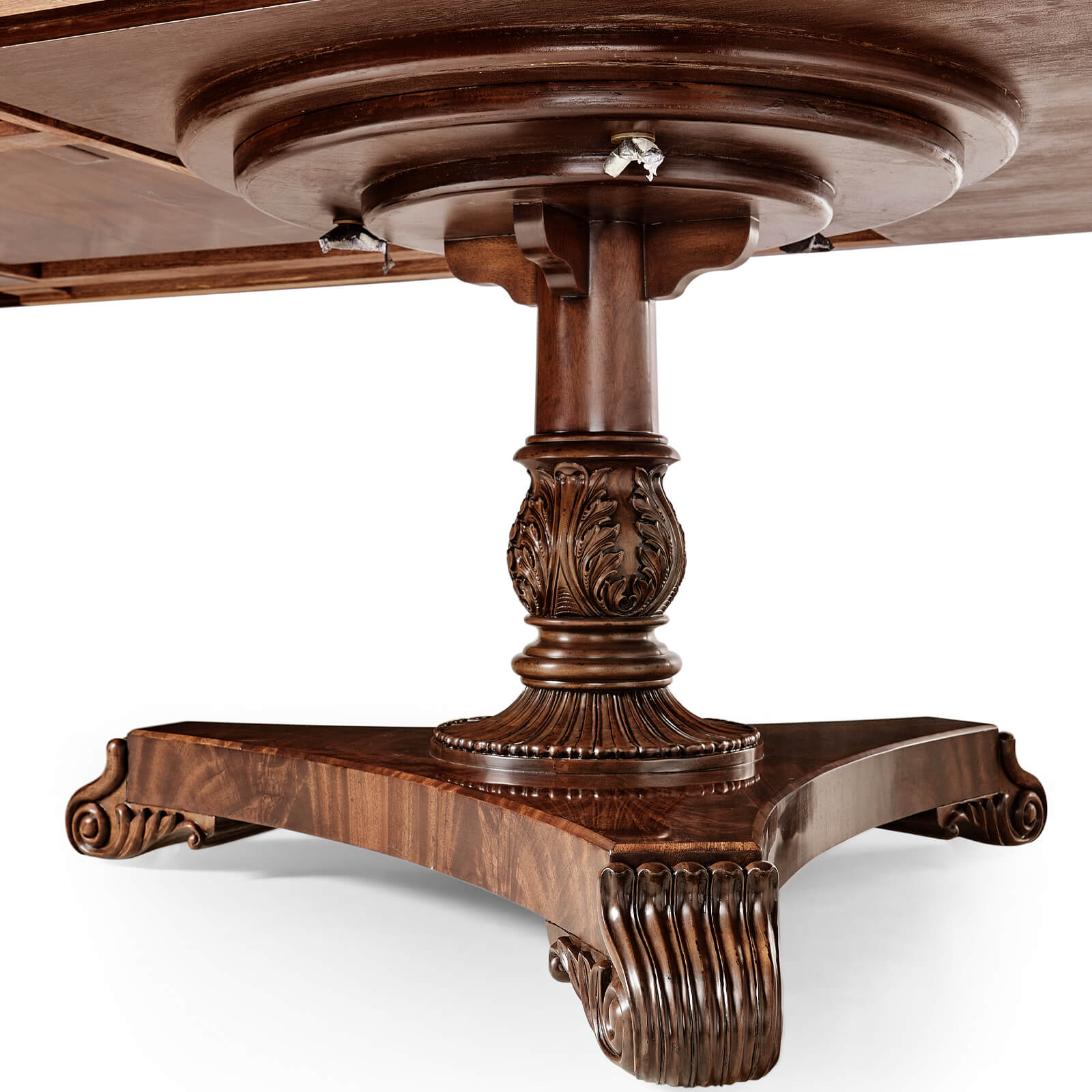 Jonathan Charles Regency Triple Pedestal Extending Dining Table - 402.2 - 514.4cm