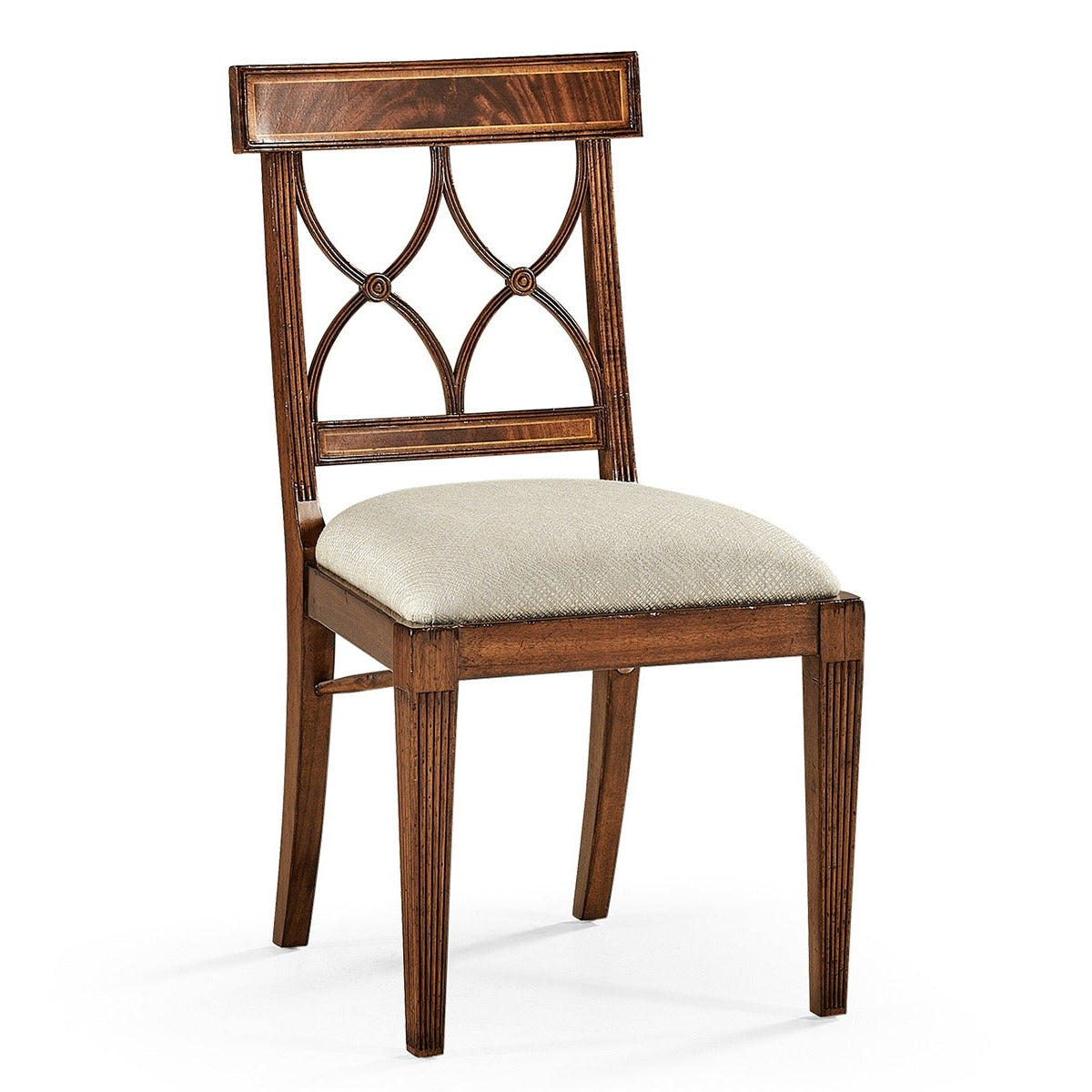Jonathan Charles Georgian Dining Chair in Antique Mahogany - Skipper