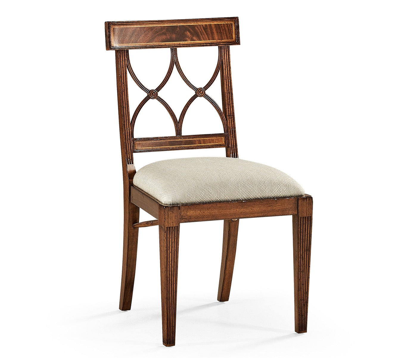 Jonathan Charles Georgian Dining Chair in Antique Mahogany - Skipper