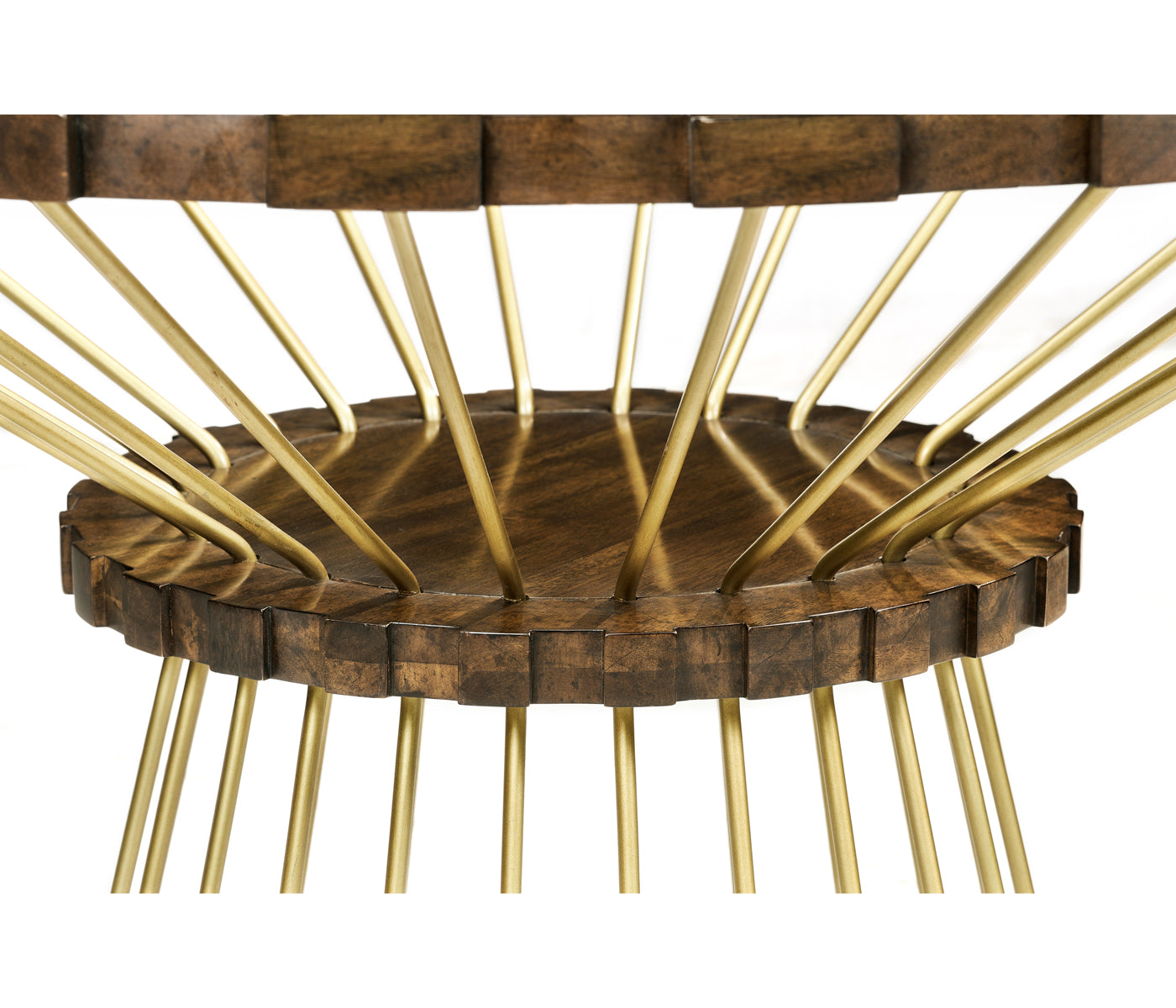 Jonathan Charles Camden Round Brass Centre Table