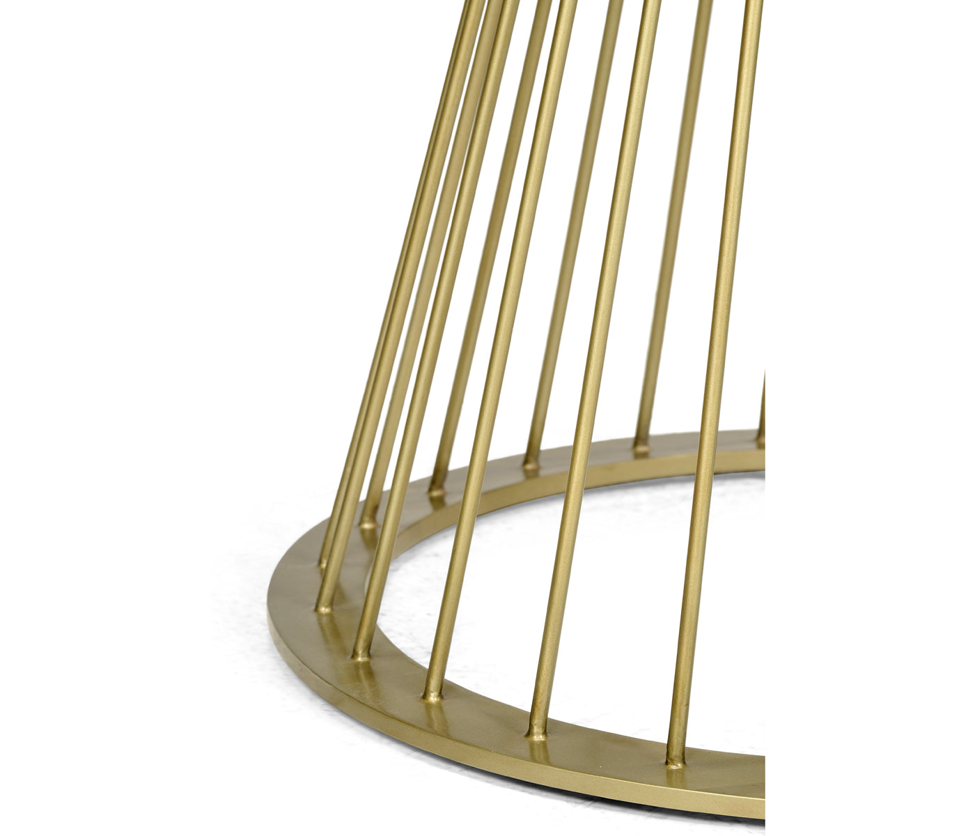 Jonathan Charles Camden Round Brass Centre Table