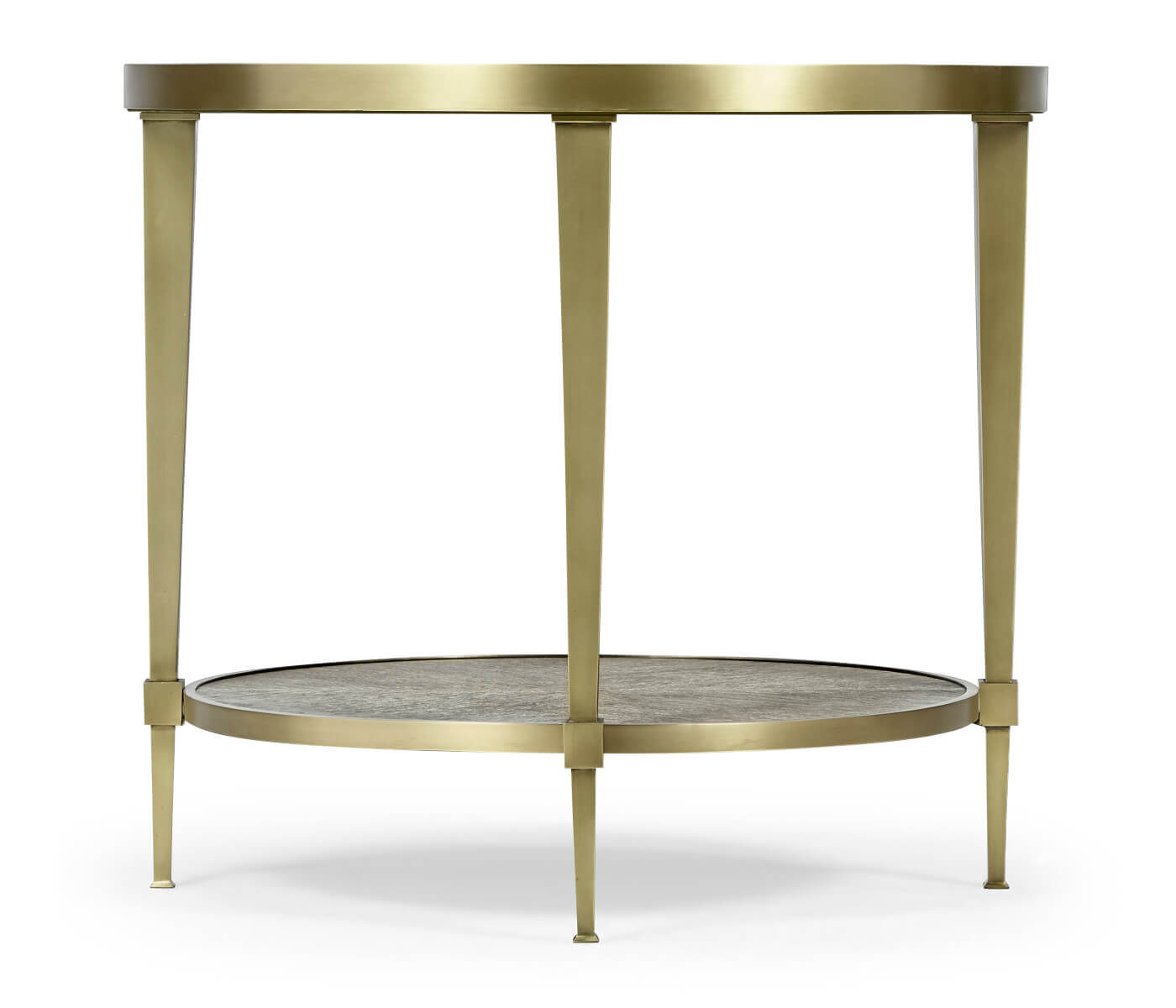 Jonathan Charles Geometric Round Lamp Table