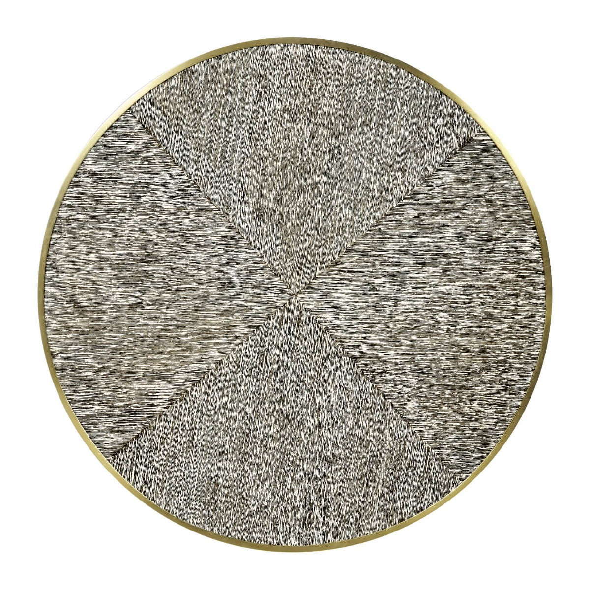 Jonathan Charles Geometric Round Lamp Table