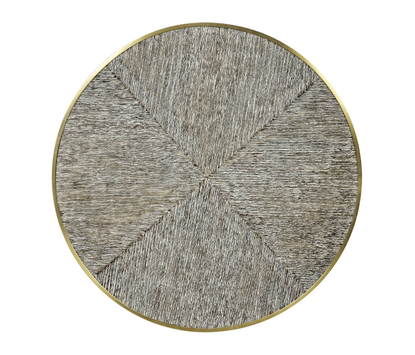 Jonathan Charles Geometric Round Lamp Table