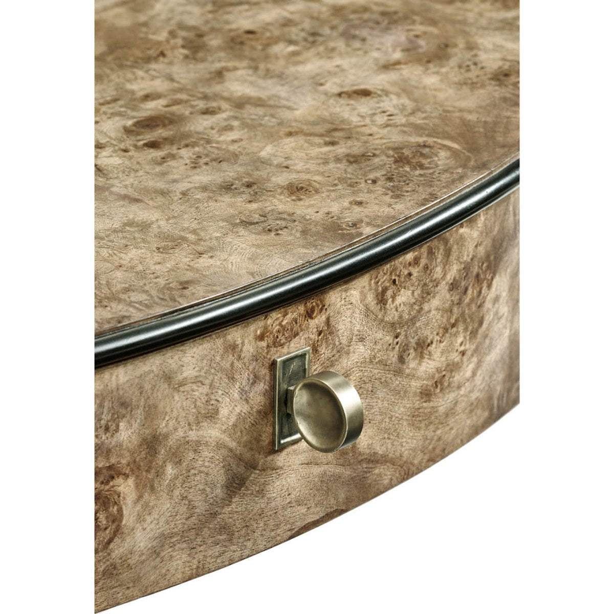 Jonathan Charles Hamilton Oval Bedside Table