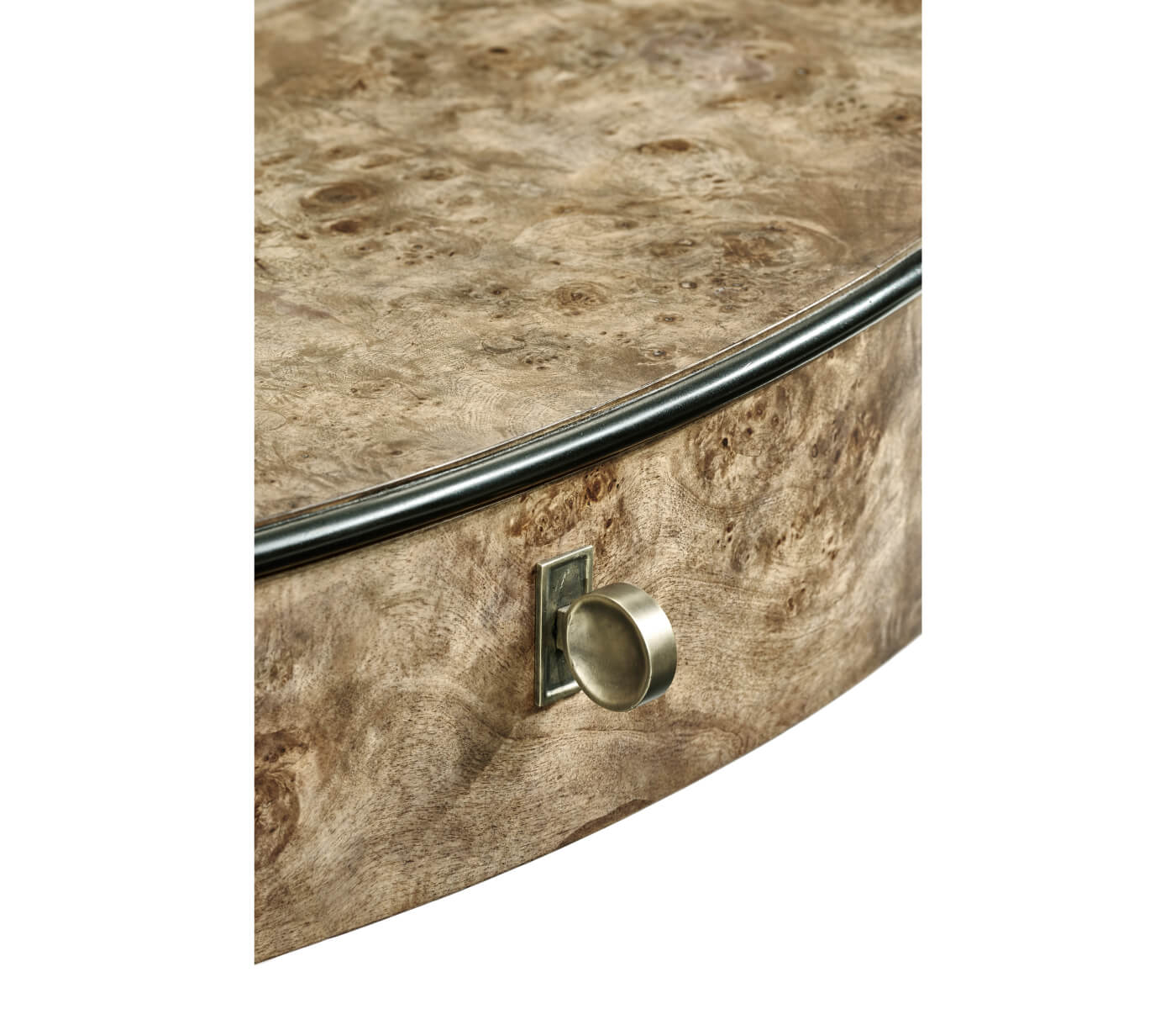 Jonathan Charles Hamilton Oval Bedside Table