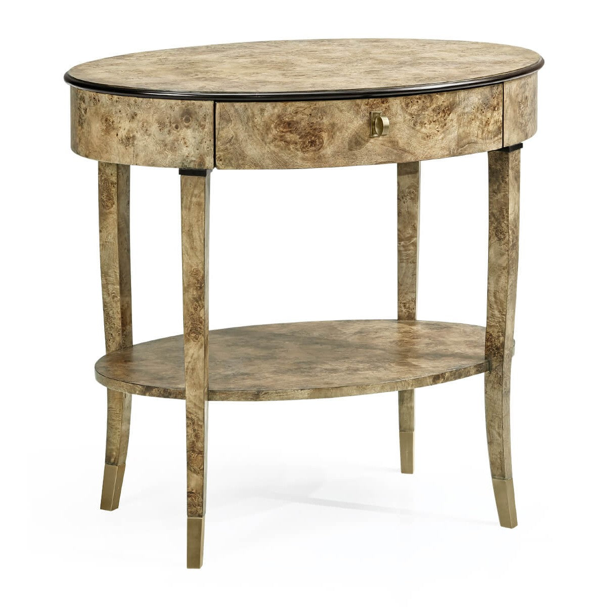 Jonathan Charles Hamilton Oval Bedside Table