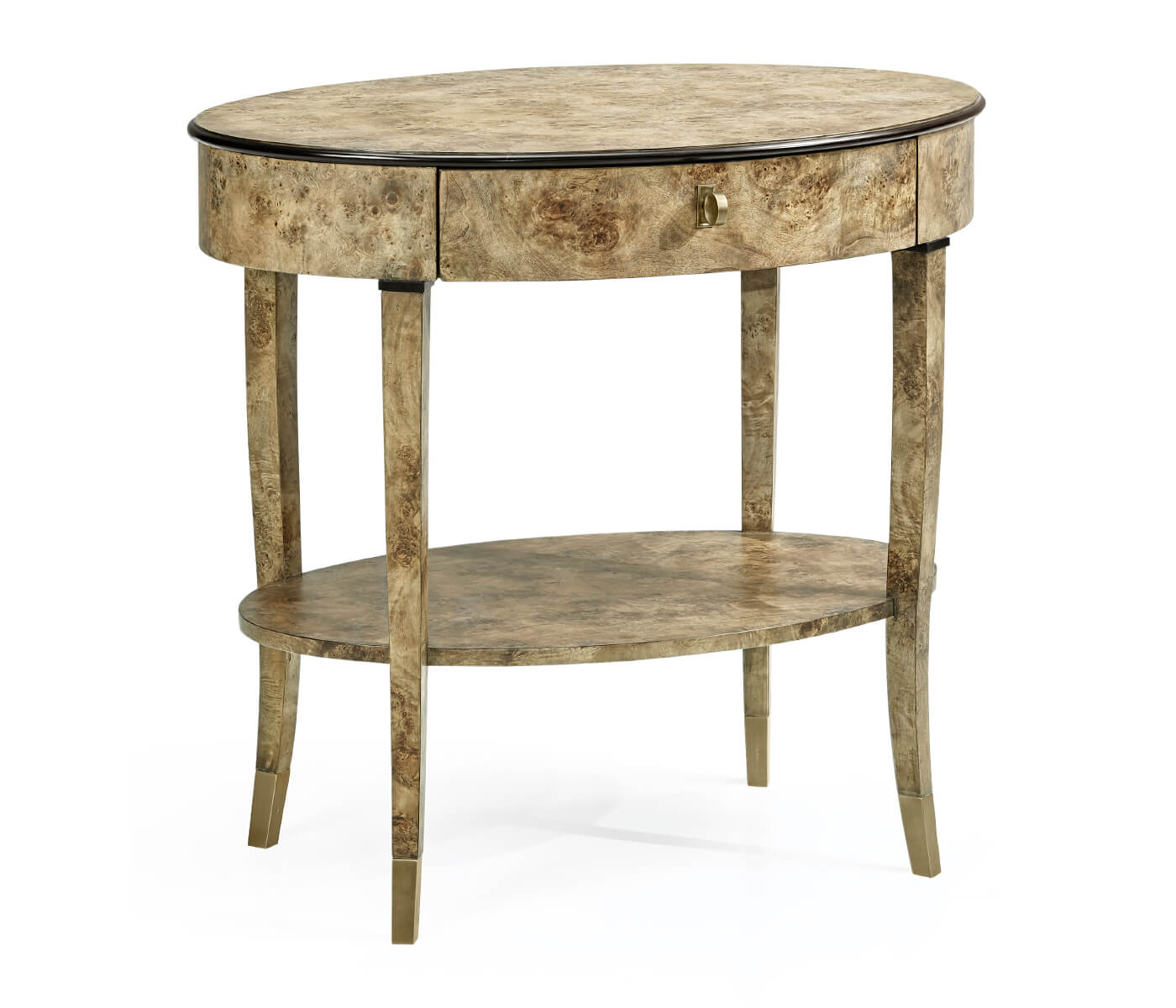 Jonathan Charles Hamilton Oval Bedside Table