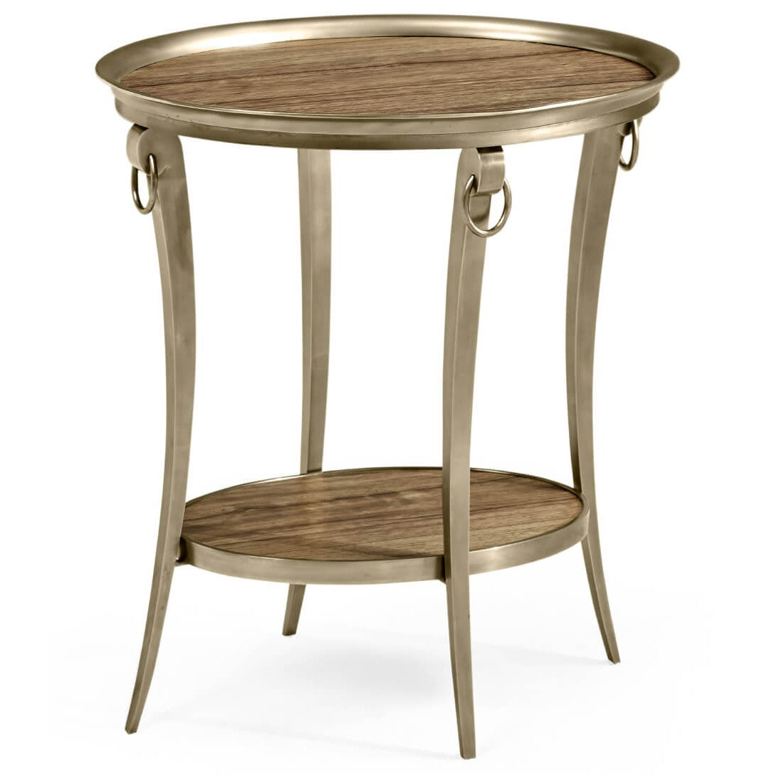 Jonathan Charles Hamilton Oval Accent Table