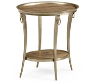 Jonathan Charles Hamilton Oval Accent Table