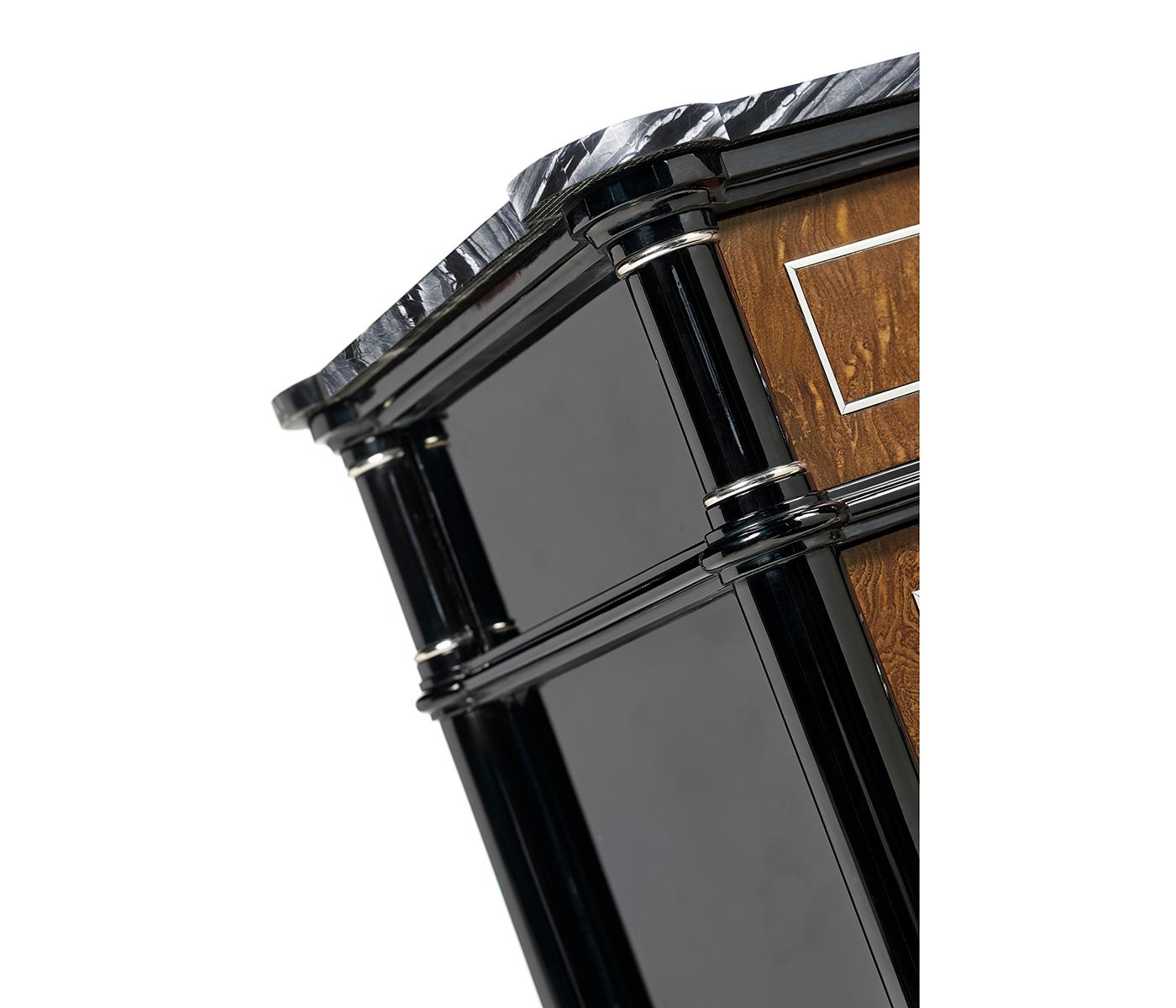 Jonathan Charles Madison Chest of Drawers with Marble Top