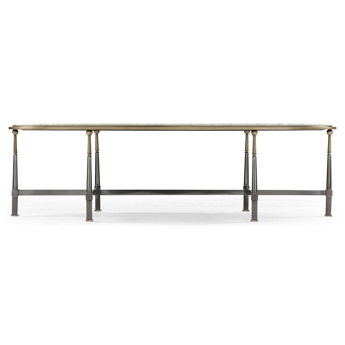 Jonathan Charles Hamilton Oval Cocktail Table