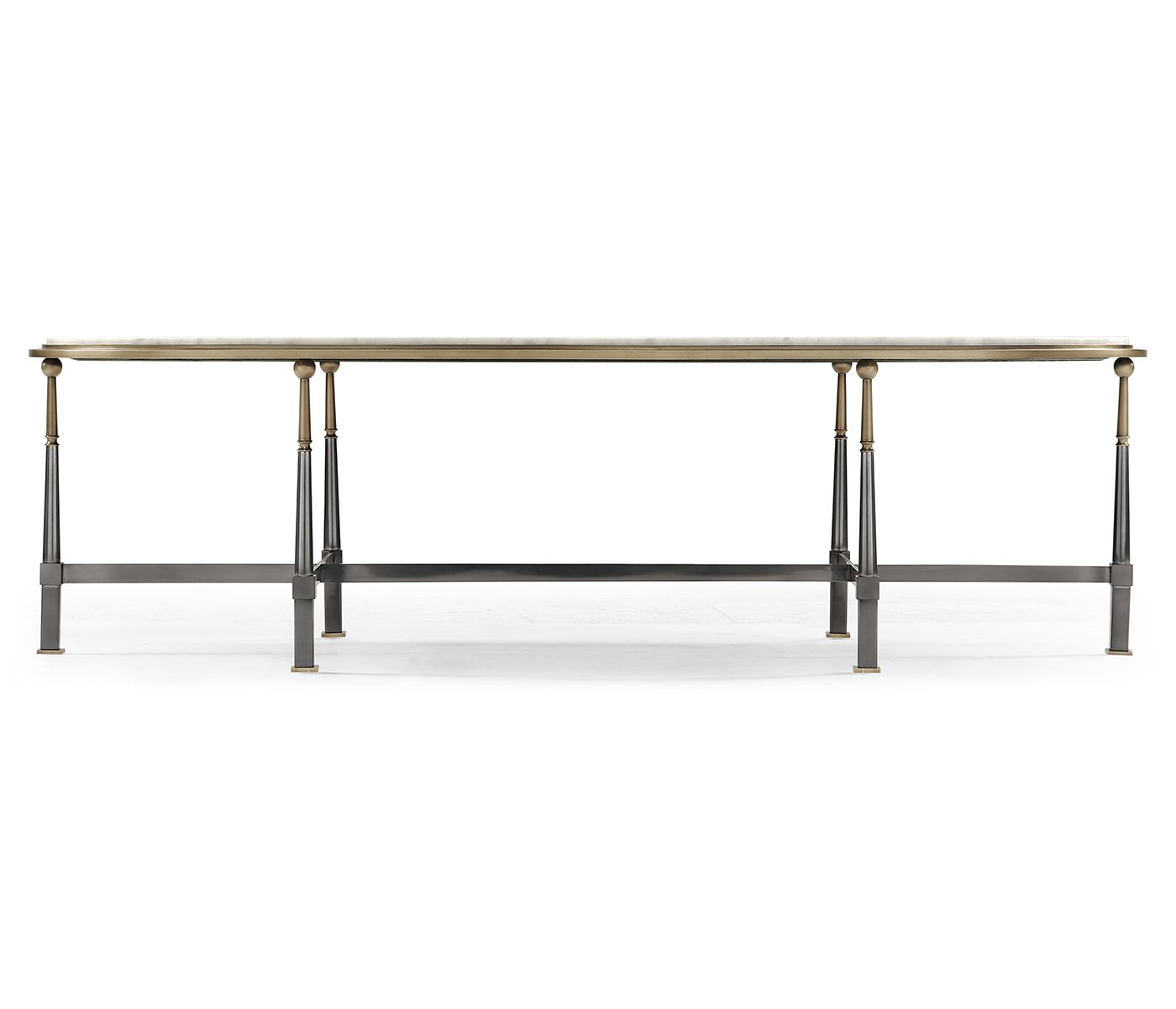Jonathan Charles Hamilton Oval Cocktail Table