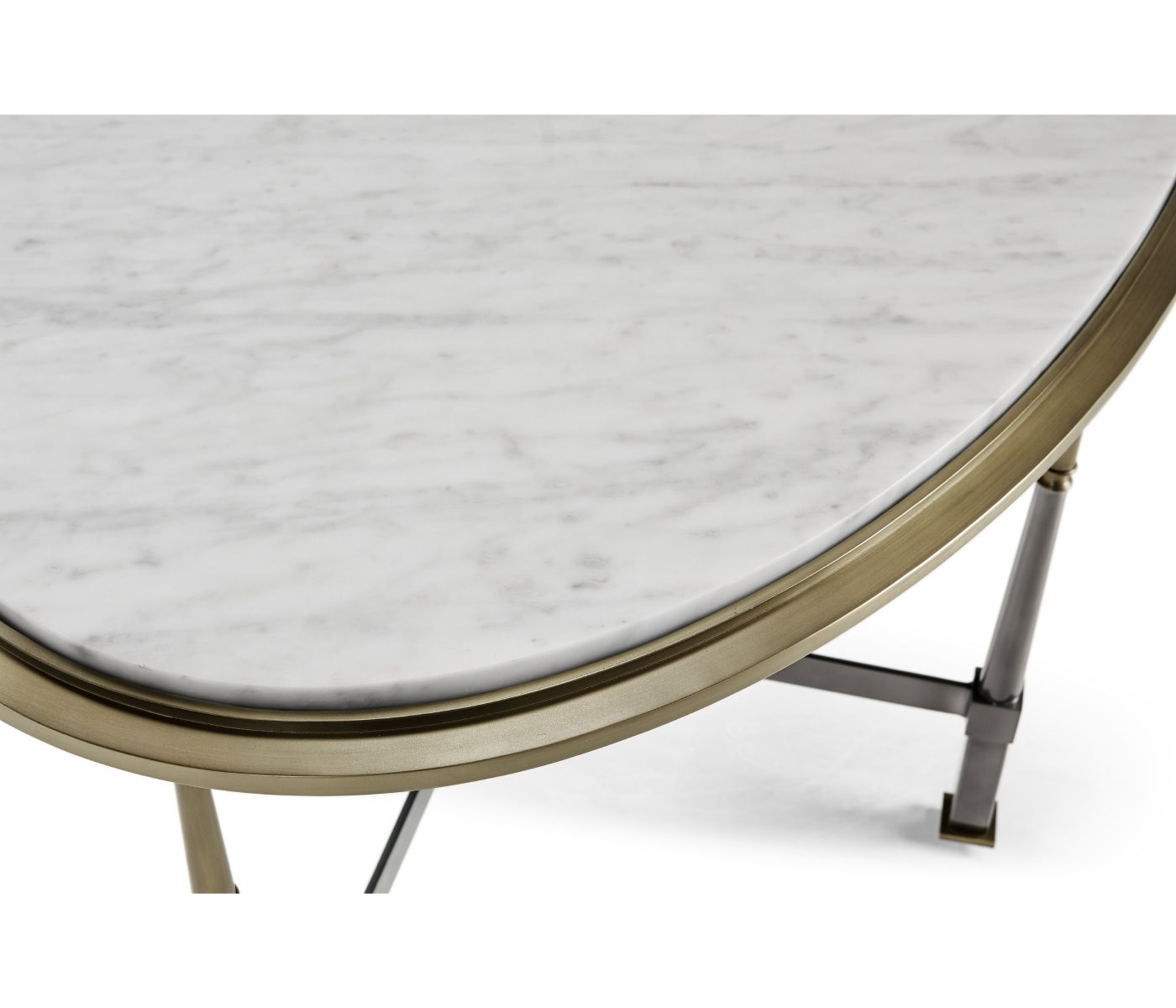 Jonathan Charles Hamilton Oval Cocktail Table