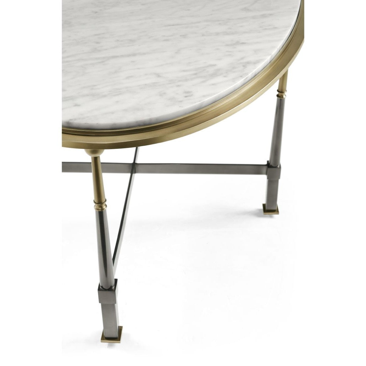 Jonathan Charles Hamilton Oval Cocktail Table