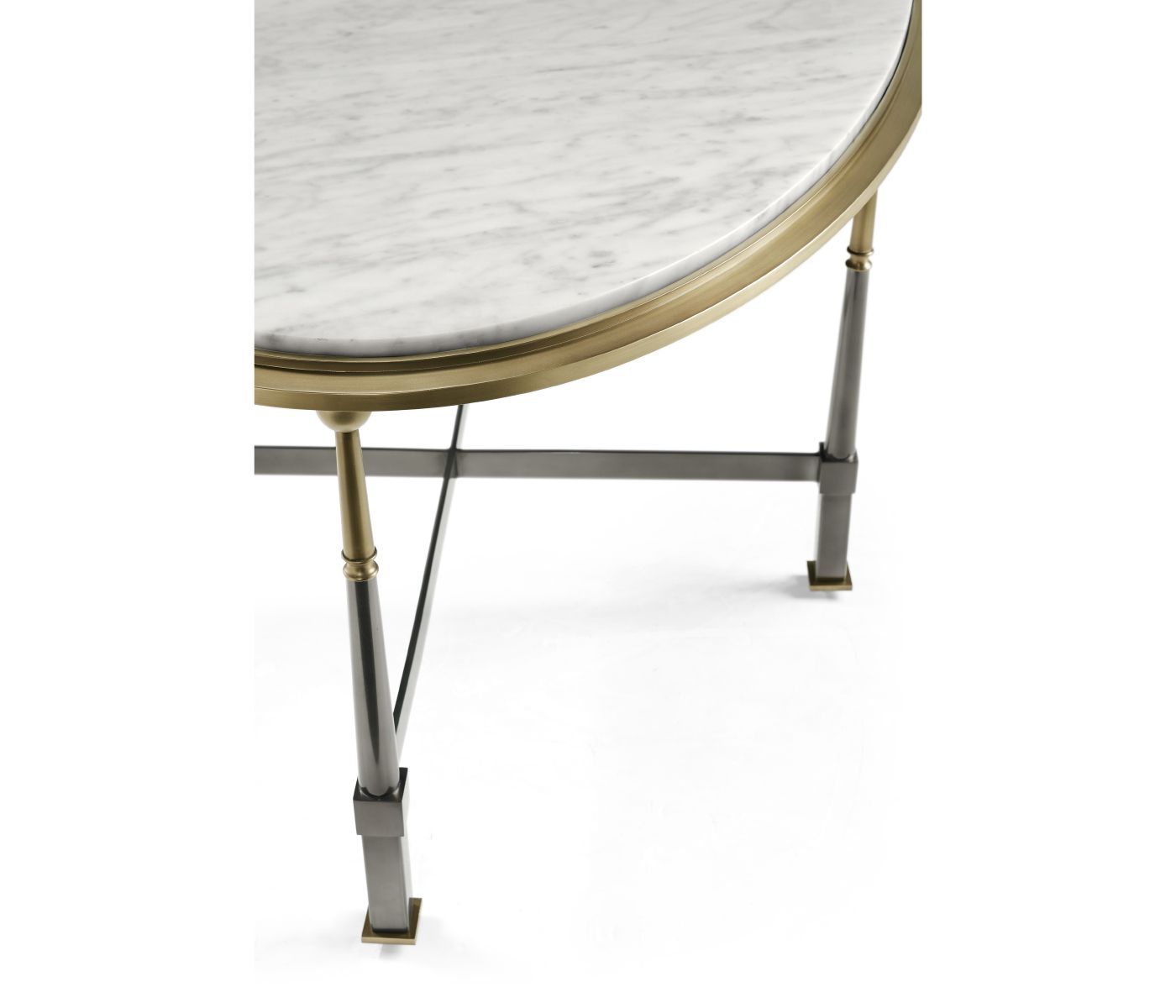 Jonathan Charles Hamilton Oval Cocktail Table