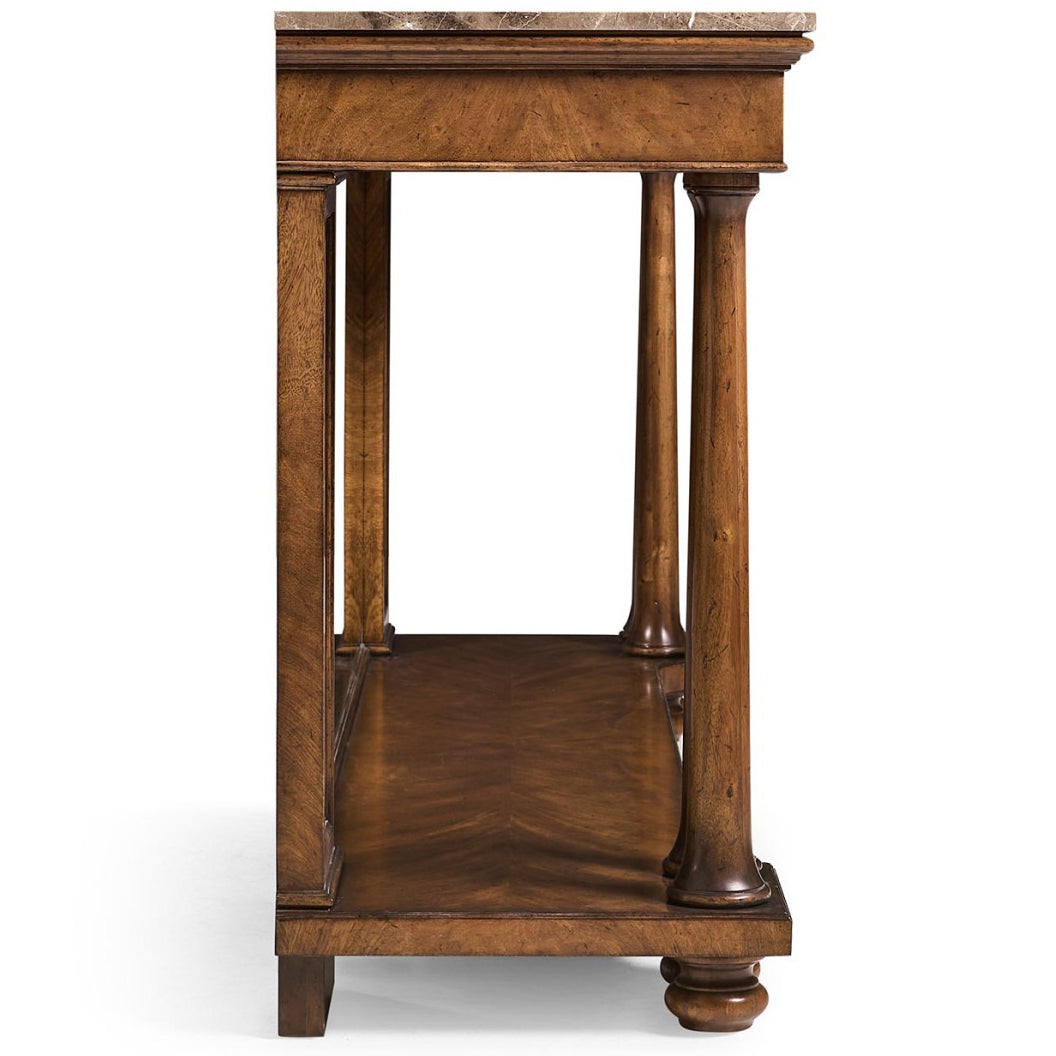 Jonathan Charles Hattie Mirrored Console Table