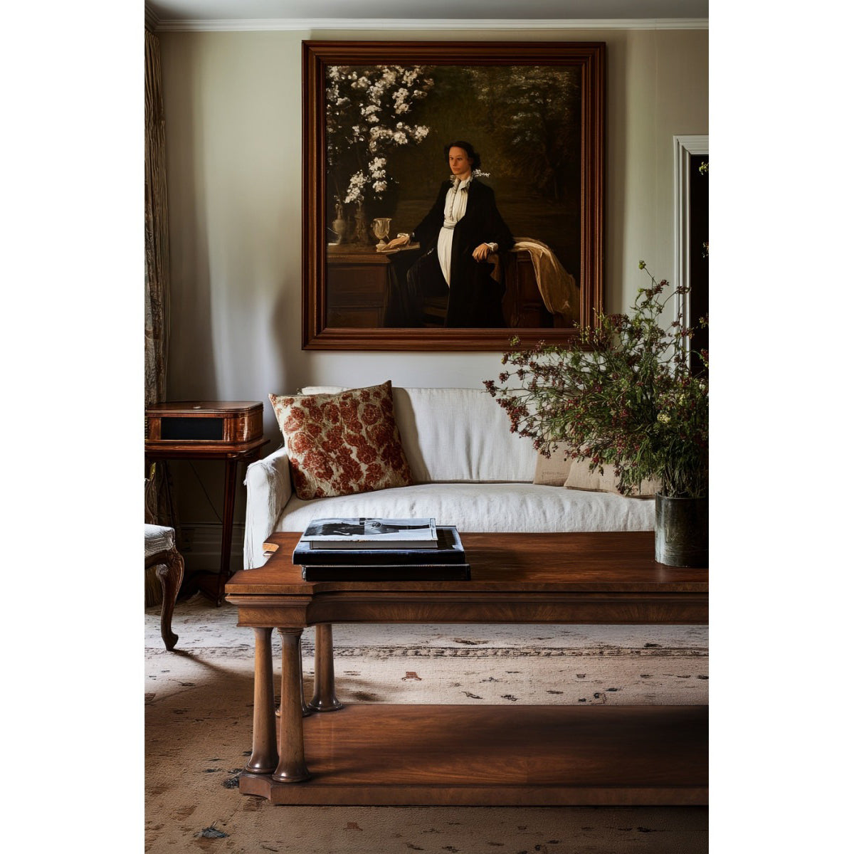 Jonathan Charles Hattie Mirrored Console Table