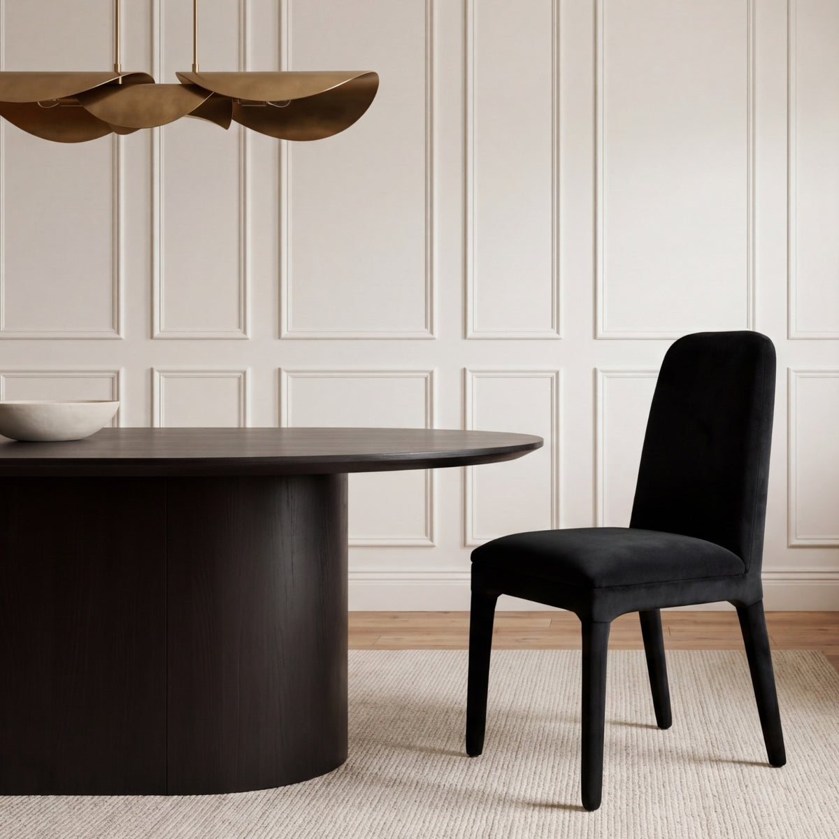 Hooker Furniture Harmony Upholstered Side Chair in Black